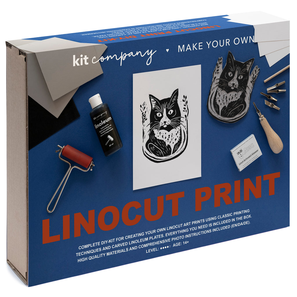 Linoleumstryk Kit - design og tryk dit eget motiv