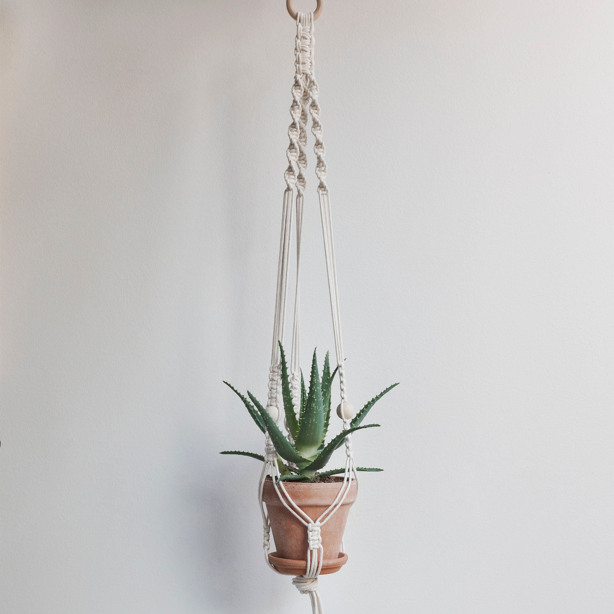Macrame Planteophæng Kit - knyt din egen plantehænger