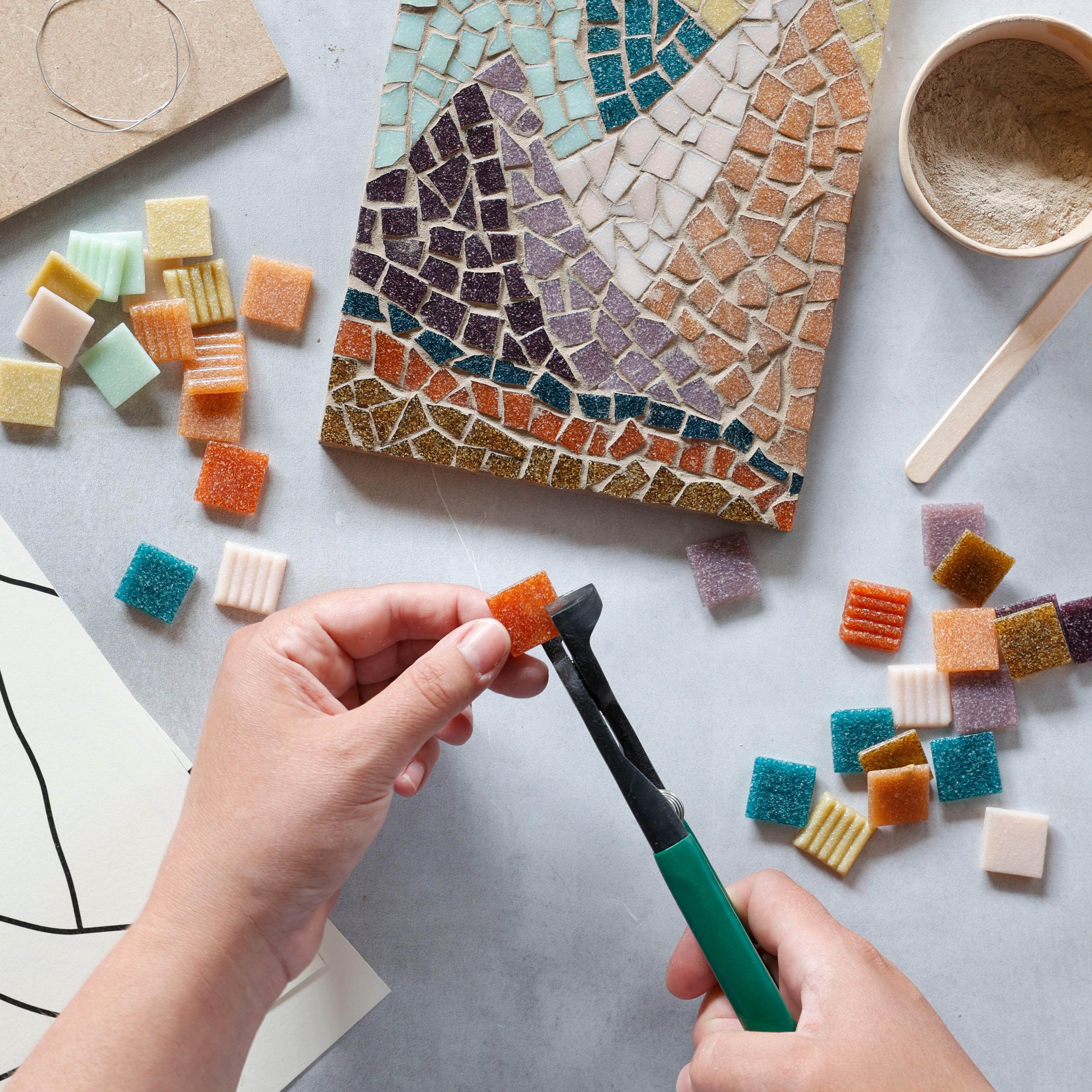Mosaik Kit - lav dit eget mosaikværk